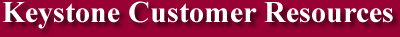Keystone Customer Resources